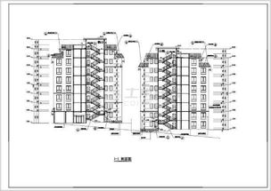 某地七层砖混结构住宅建筑设计方案图