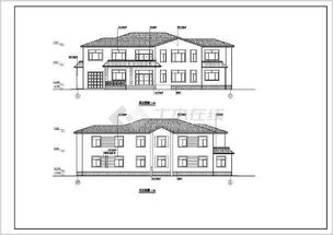 某地2层砖混结构私人住宅别墅建筑施工图